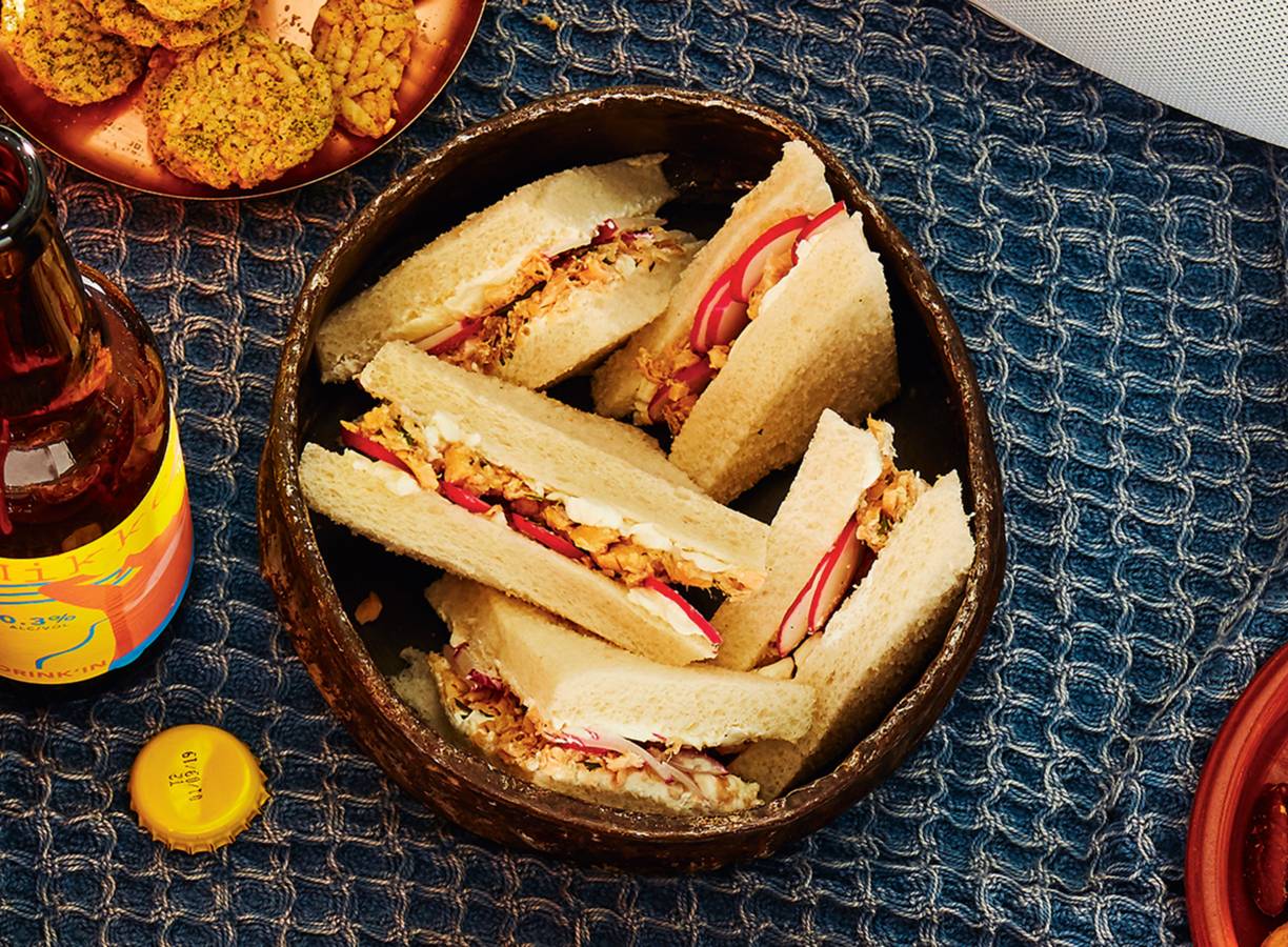 Zalm-dille-sandwiches