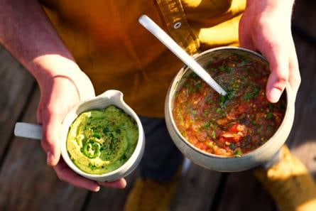 Verse tomatensaus met koriander