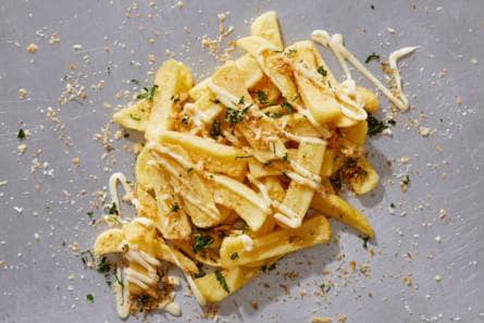 Frietje chic met truffeltopping