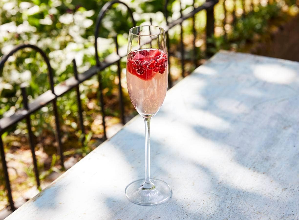 Pink prosecco