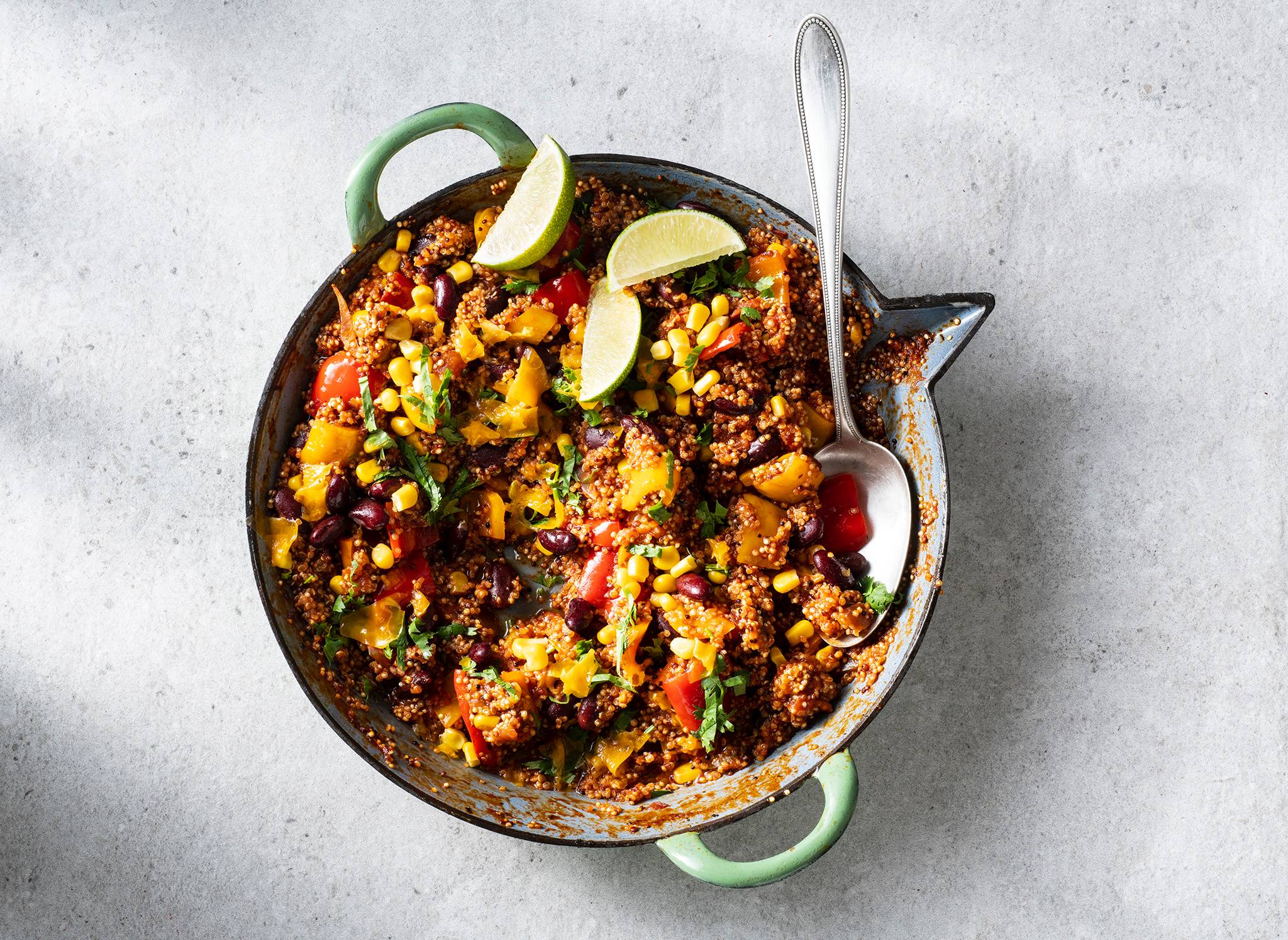 Mexicaans Eenpansgerecht Met Quinoa Recept Allerhande Albert Heijn Belgie