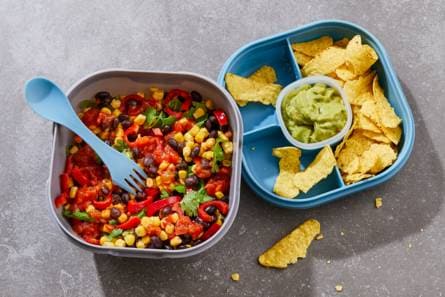 Chili sin carne-salade