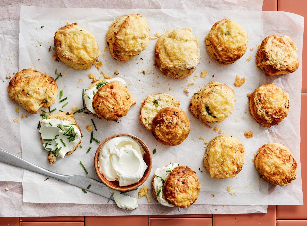 Hartige scones met kaas