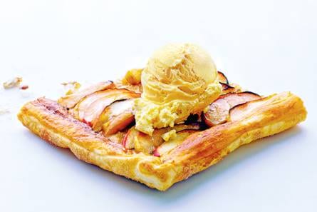 Knapperige appelplaattaart