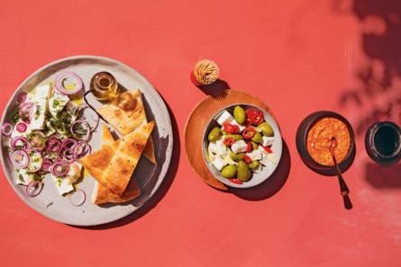 Mezze met feta