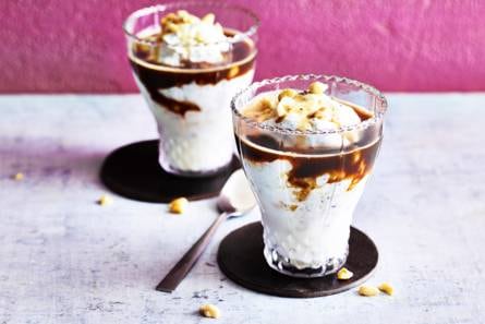 Koffie semifreddo met hazelnoten