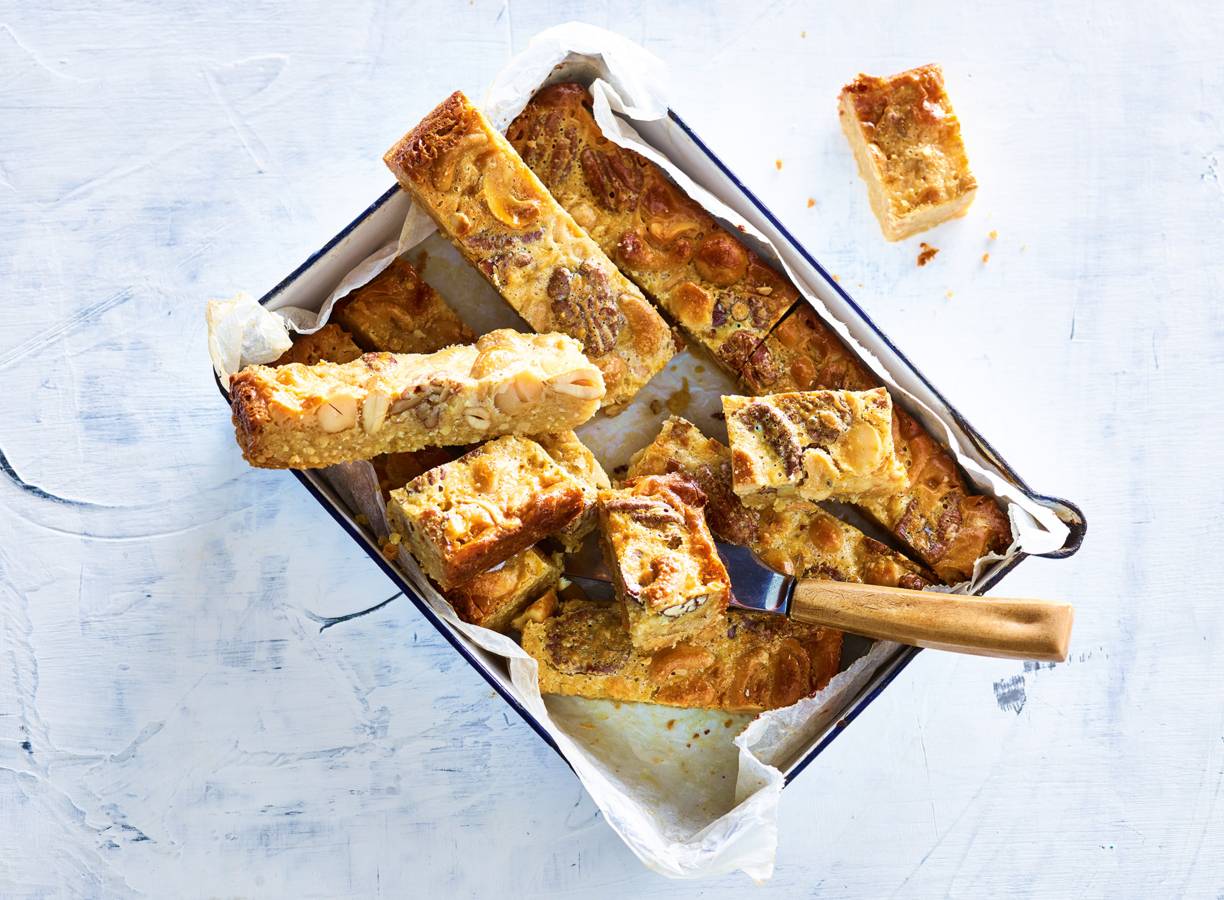 Noten-karamelkoek