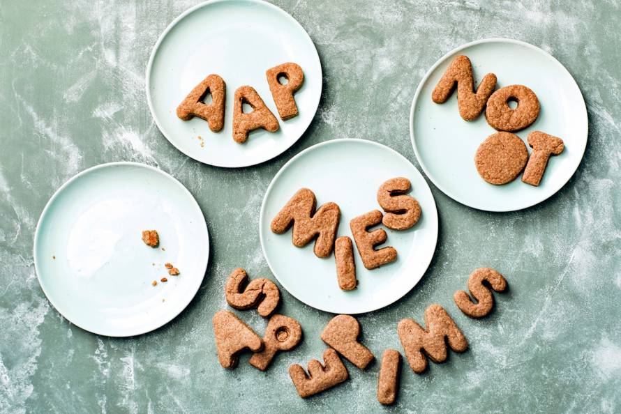 Letterspeculaaskoekjes 