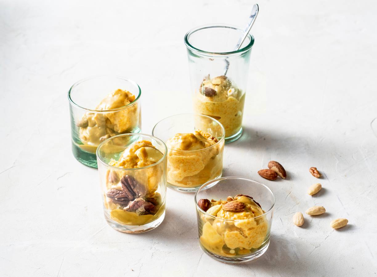 Pumpkin spice nicecream