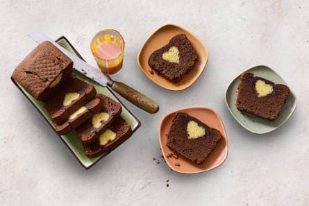 Verrassingscake met hartjes