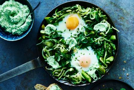 Groene shakshuka