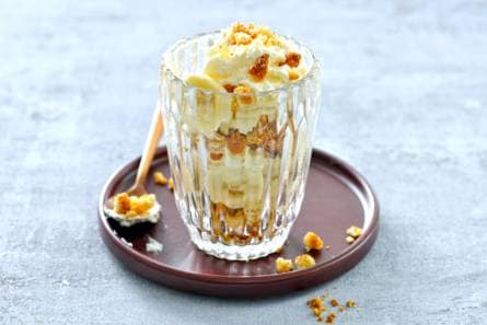 Banoffee pie in een glas