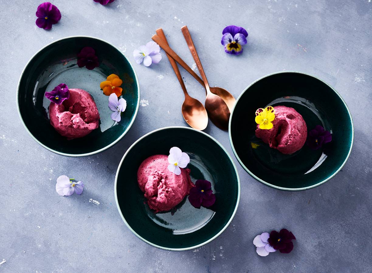 Purple nicecream