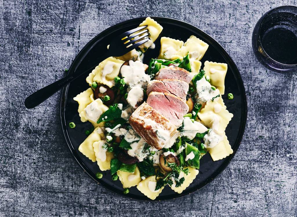 Ravioli Met Paddenstoelen En Pancetta Recept Allerhande Albert Heijn België 