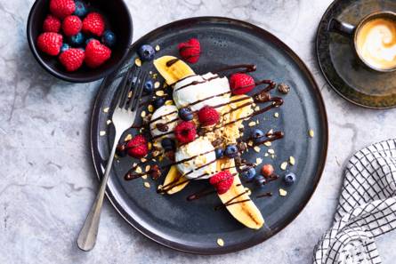 Breakfast bananensplit
