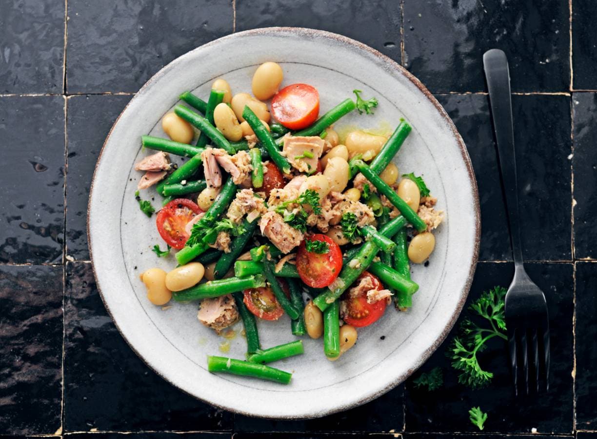 Niçoise 'to go' met bonen