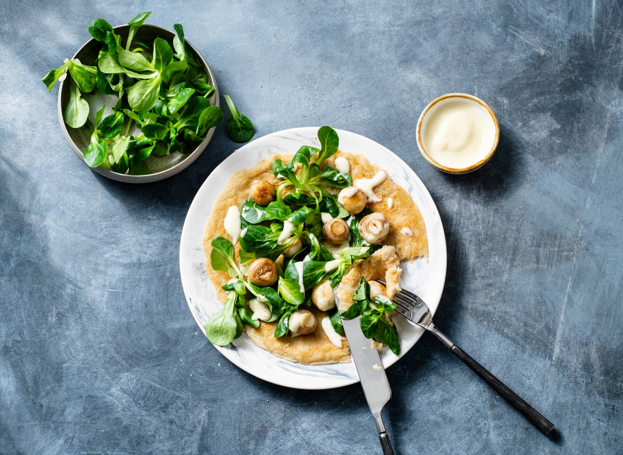 Vegan 'omelet' Met Champignons Recept - Allerhande | Albert Heijn