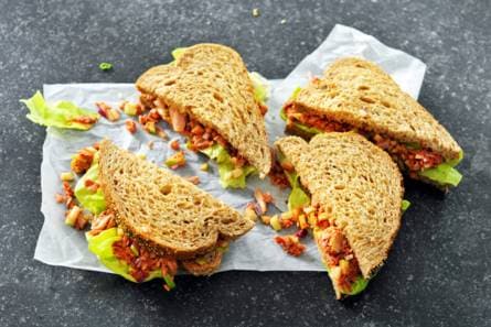 Volkorentonijnsandwich