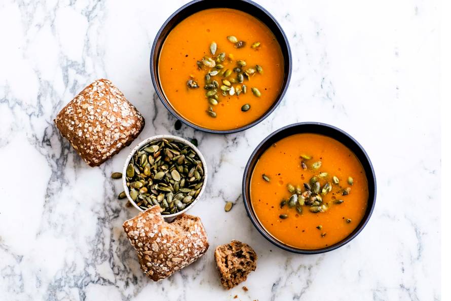 Geroosterde pompoensoep - Recept - Allerhande - Albert Heijn-image