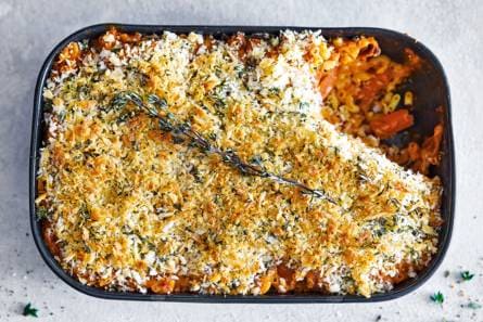Ovenpasta met Italiaanse groenten & kaas