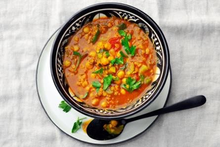 Harira met harissa