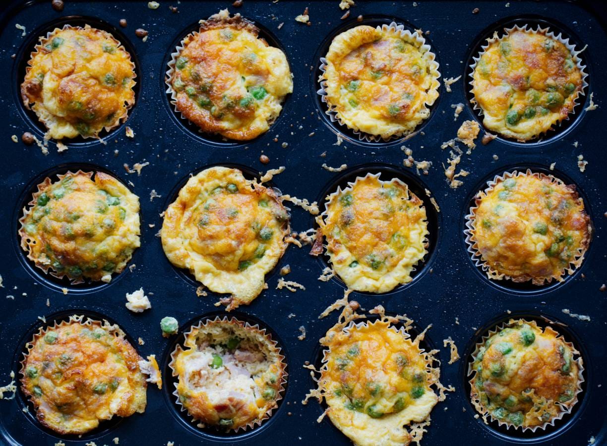 Mini quiches met yorkham