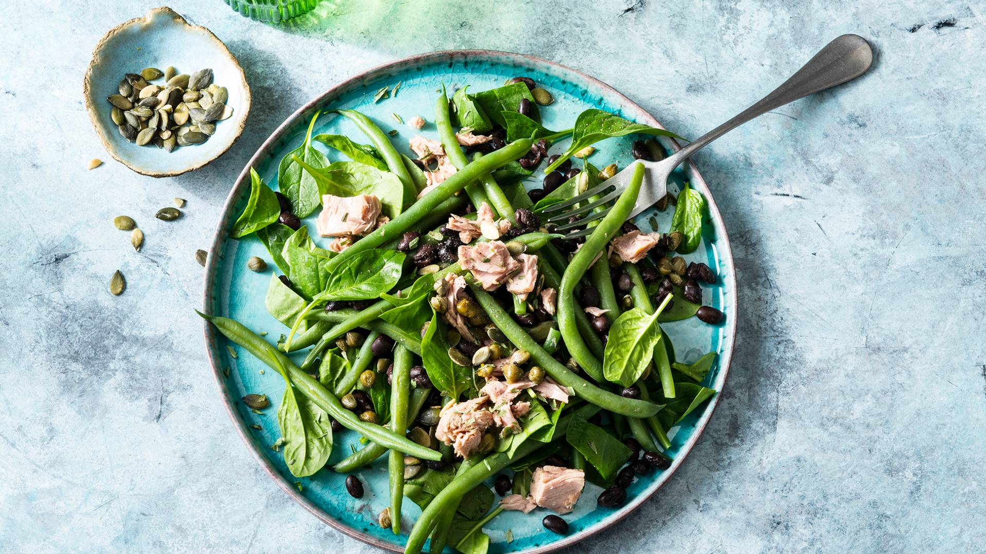 Maaltijdsalade Met Groene Groenten En Tonijn Recept - Allerhande ...