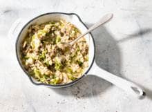 Risotto voor een persoon te veel moeite? Niet met dit recept. Lekker romige risotto binnen een half uur op tafel.