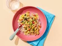 Zomercurry met paprika en aubergine van Kindergarden