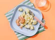 Zalm met aardappelen en bloemkool van Kindergarden