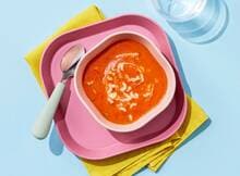 Paprika-tomatensoep van Kindergarden