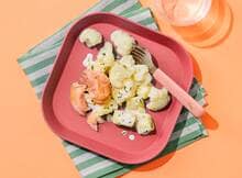 Zalm met aardappelen en bloemkool van Kindergarden