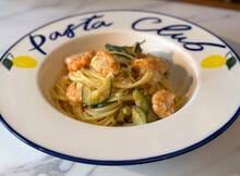 Pasta garnalen met boter-wijnsaus (advertorial)