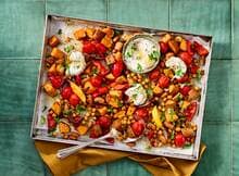 Kikkererwten-traybake met zoete aardappel (advertorial)