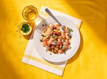 Rigatoni met paddenstoelen en tomatensaus (advertorial)