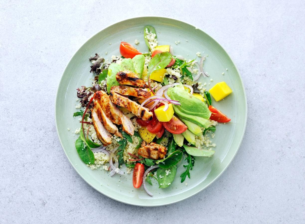 Couscoussalade met kip piri piri