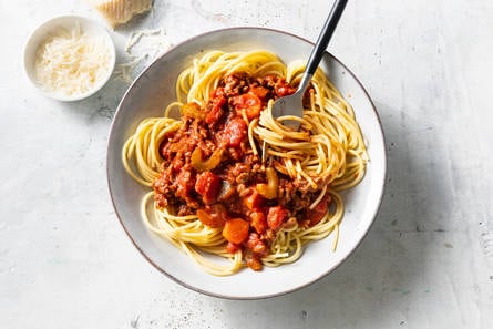 Eenvoudige spaghetti bolognese