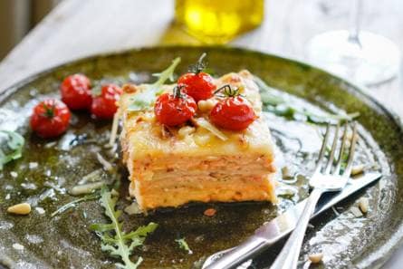 Lasagne al salmone van Mario Uva