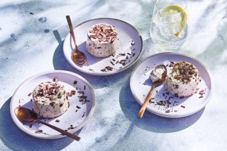 Straciatella panna cotta