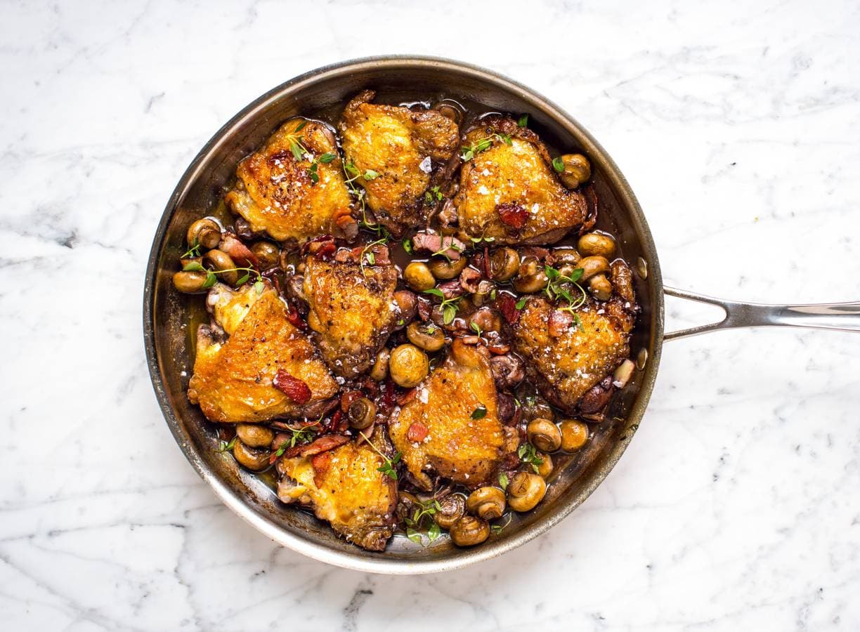 Coq au vin van Donal Skehan