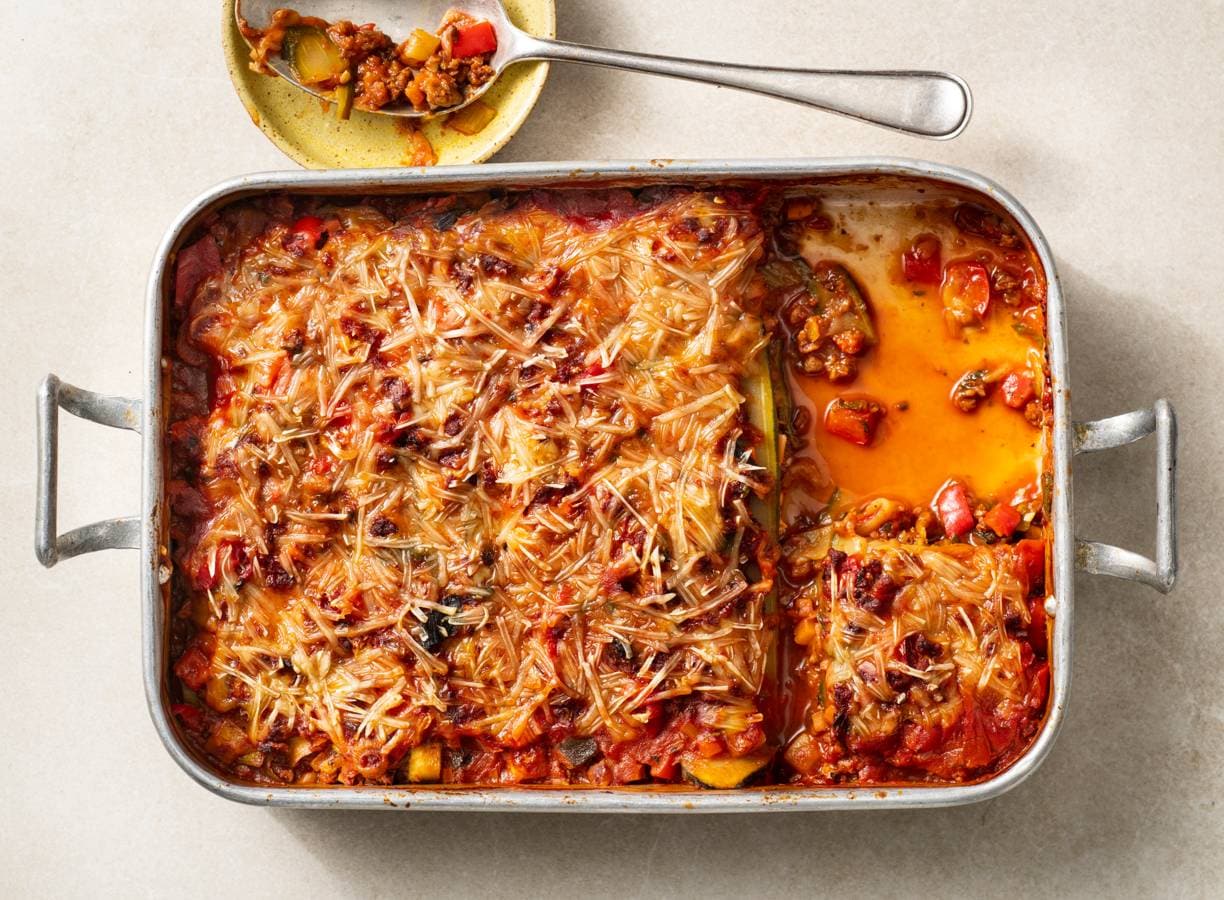 Courgettelasagne (vegan & koolhydraatbewust)
