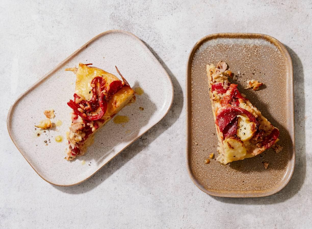 Tuna melt aardappeltaart
