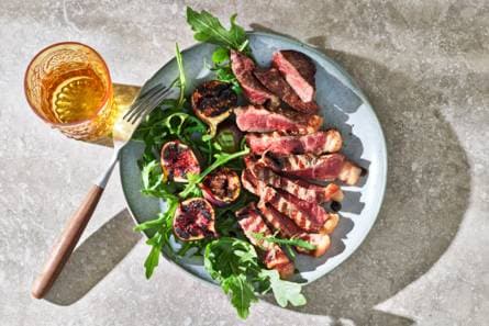 Entrecote & vijgen met balsamicoglazuur