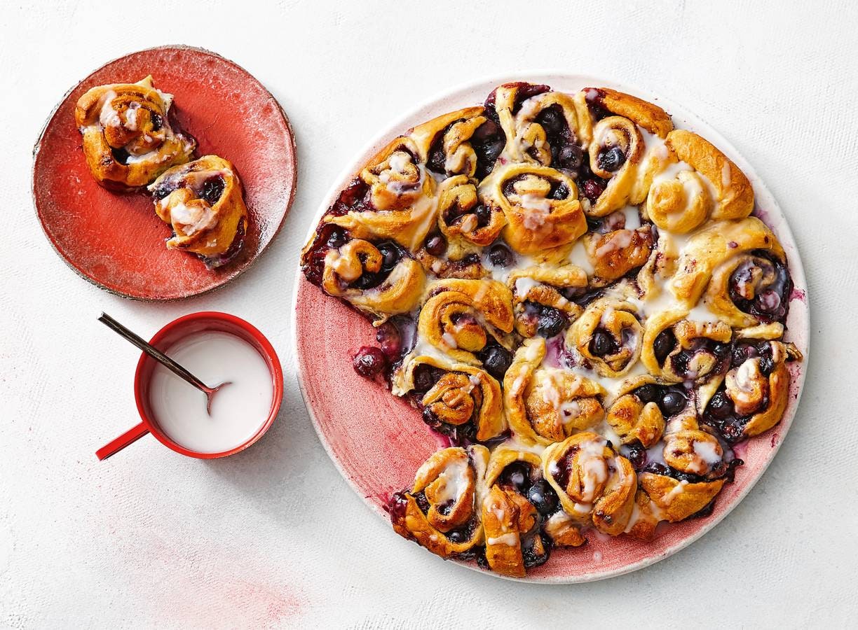 Bosbessenbroodjes