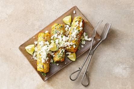 Gegrilde mais met feta