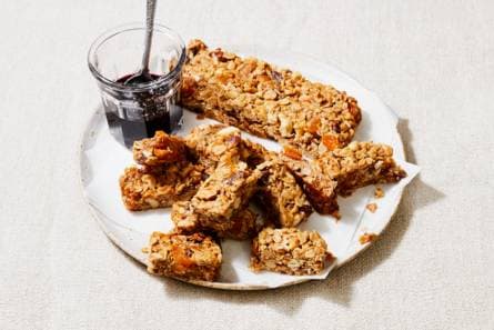 Flapjacks met honing