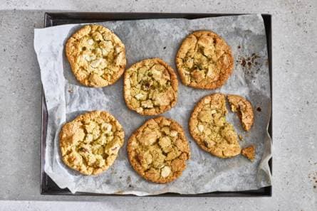 Koekjes met witte chocola en pistache van Nigella Lawson
