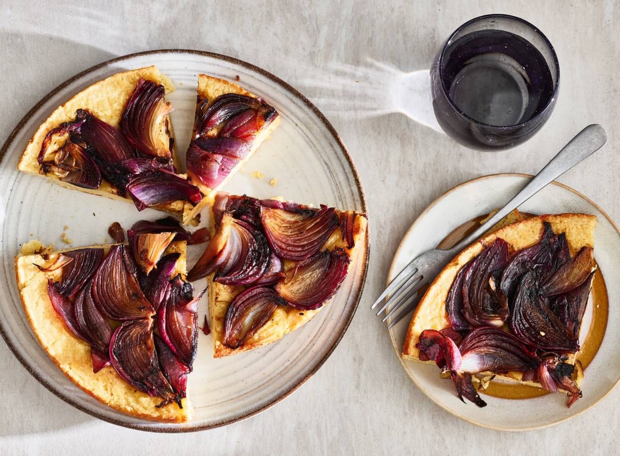 Maaltijd-uienpastei van Nigella Lawson