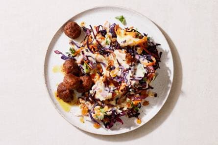 Stamppot rodekool met wortel