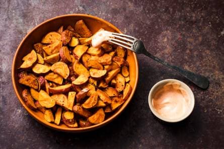 Zoete aardappel uit de airfryer